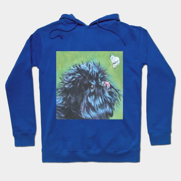 Affenpinscher Fine Art Painting Hoodie by LASHEPARD